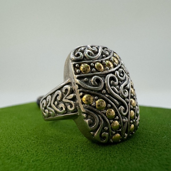 EFFY 18K gold and 925 Sterling silver ring with tags - Picture 2 of 12